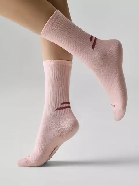 Удлинённые носки sport 1105 светло-розовый, 25С-200СП, 36-38 (23-25), CONTE ELEGANT,  - 1