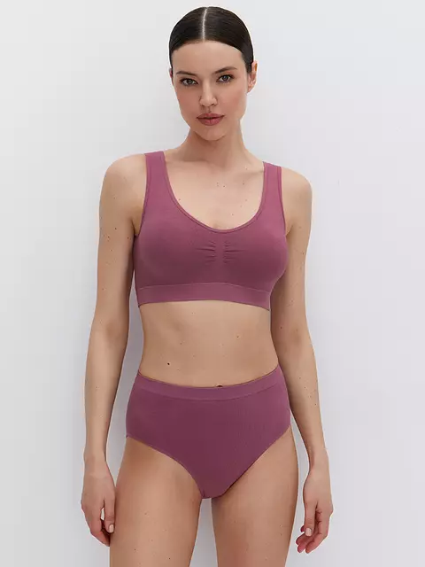 Трусы слипы с поддерживающим эффектом omsa omd 2231s cotton slip maxi sherbet, , 50 (XL), OMSA, - 4