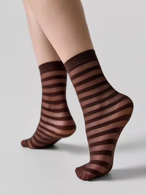 Носки женские conte fantasy 25с-180сп chocolate, 25С-180СП, 36-38 (23-25), CONTE ELEGANT,  - 1