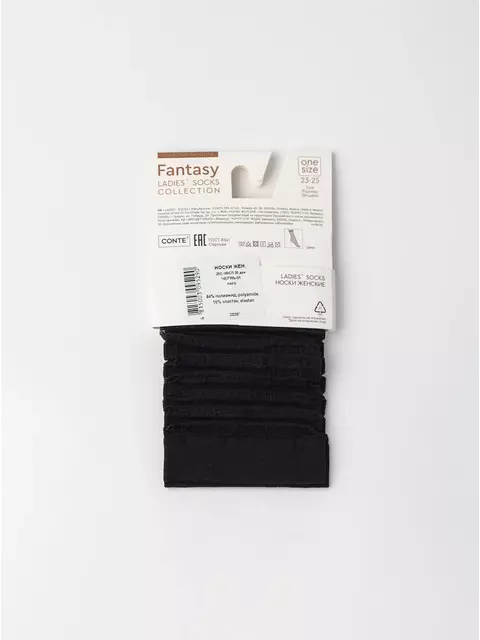 Носки женские conte fantasy 25с-180сп nero, 25С-180СП, 36-38 (23-25), CONTE ELEGANT,  - 5