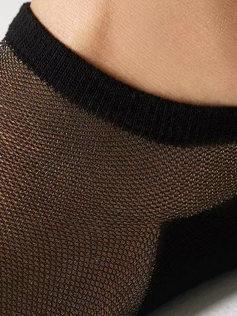 Женские суперукороченные носки omsa eco 251 nero, , 39-41 (25-27), OMSA, - 4