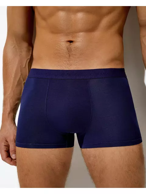 Боксеры мужские с открытой резинкой omsa viscose omb 3234 blu notte, , 50 (XL), OMSA, - 1