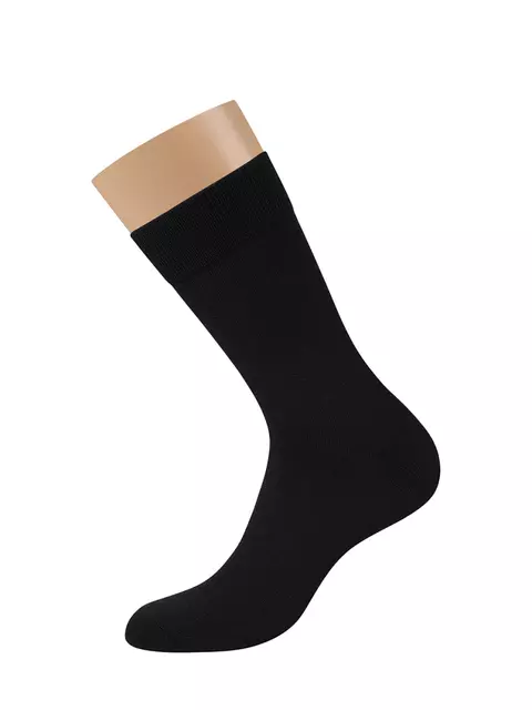 Мужские классические всесезонные носки omsa eco 401 nero, , 45-47 (29-31), OMSA, - 2