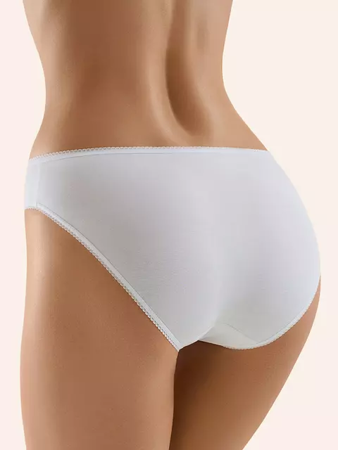 Женские трусы слипы из хлопка minimi bo221 slip bianco, , 42 (XS), MINIMI, - 3
