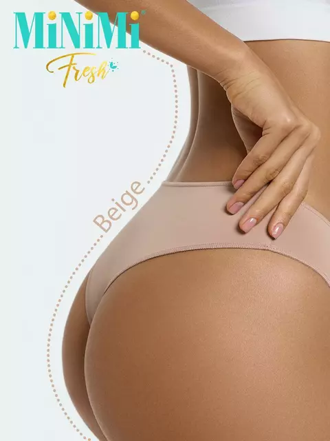 Женские трусы бразилиана minimi 2610 brasiliana beige, , 42 (XS), MINIMI, - 2