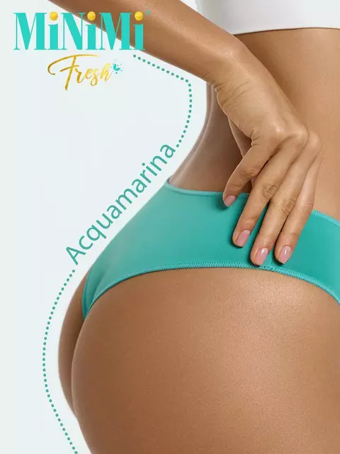 Женские трусы бразилиана minimi 2610 brasiliana acquamarina, , 44 (S), MINIMI, - 2
