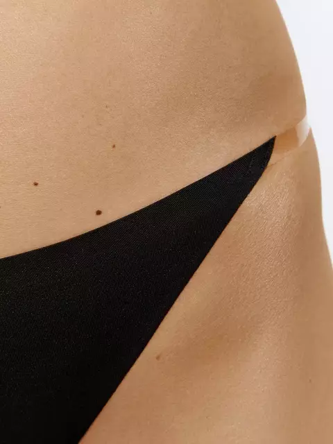 Трусы «танга» с низкой линией талии omsa omd 2411b invisible tanga nero, , 50 (XL), OMSA, - 3