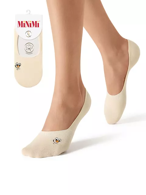 Женские подследники с рисунком minimi bell 5203 beige, , 35-38 (23-25), MINIMI, - 1