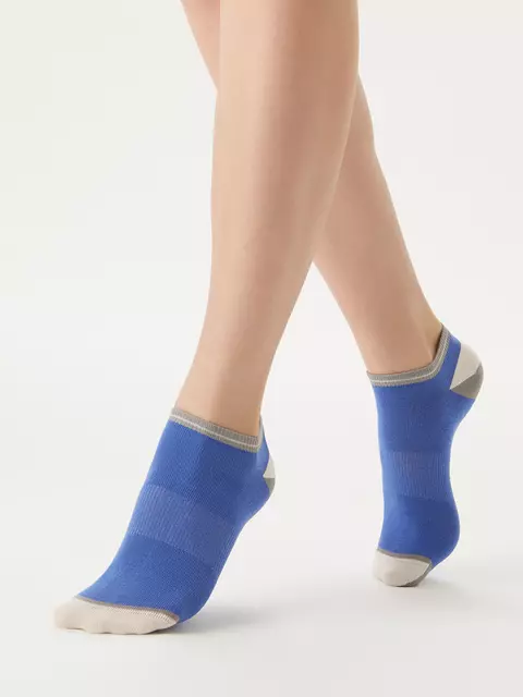 Женские укороченные носки minimi trend 4204 blu, , 39-41 (25-27), MINIMI, - 3