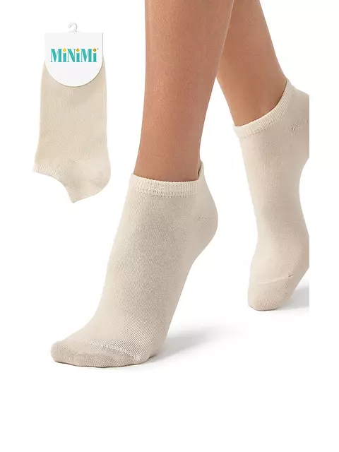Женские короткие носки minimi fresh 4102 latte, , 39-41 (25-27), MINIMI, - 1