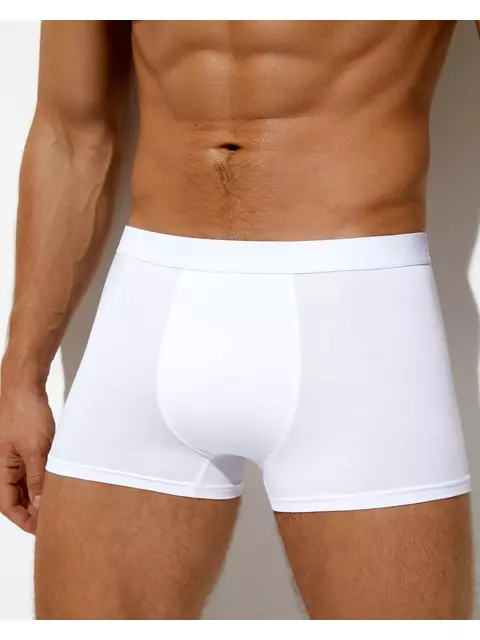 Боксеры мужские с открытой резинкой omsa viscose omb 3234 bianco, , 52 (2XL), OMSA, - 1