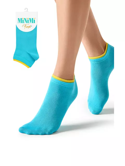 Женские укороченные носки minimi fresh 4101 turchese, , 35-38 (23-25), MINIMI, - 1