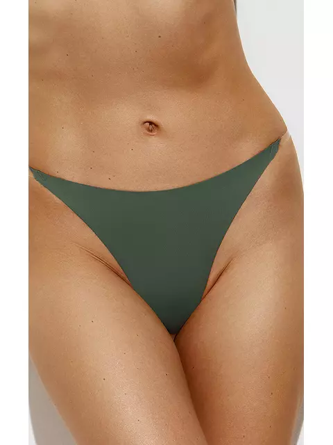 Трусы «танга» с низкой линией талии omsa omd 2411b invisible tanga militari, , 50 (XL), OMSA, - 2