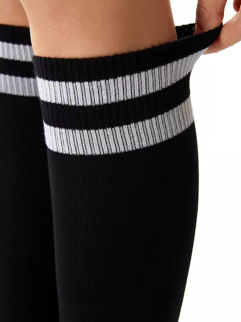 Женские гольфы из хлопка minimi classic 6201 nero, , 39-41 (25-27), MINIMI, - 3