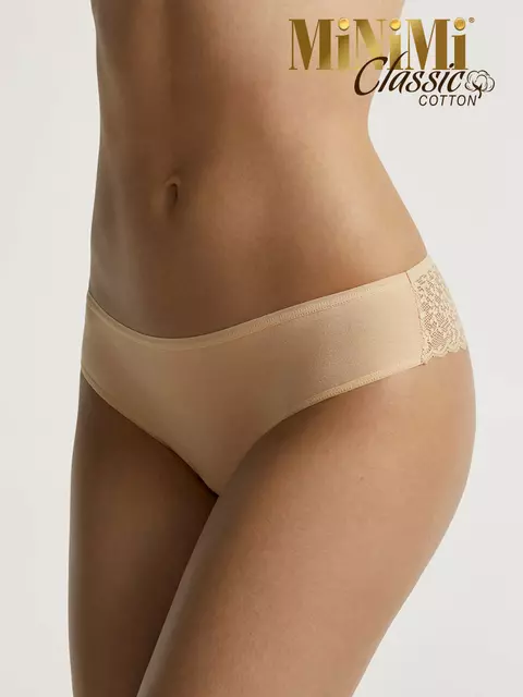 Женские трусы бразилиана (кружево) minimi 2611b classic nudo, , 52 (2XL), MINIMI, - 3