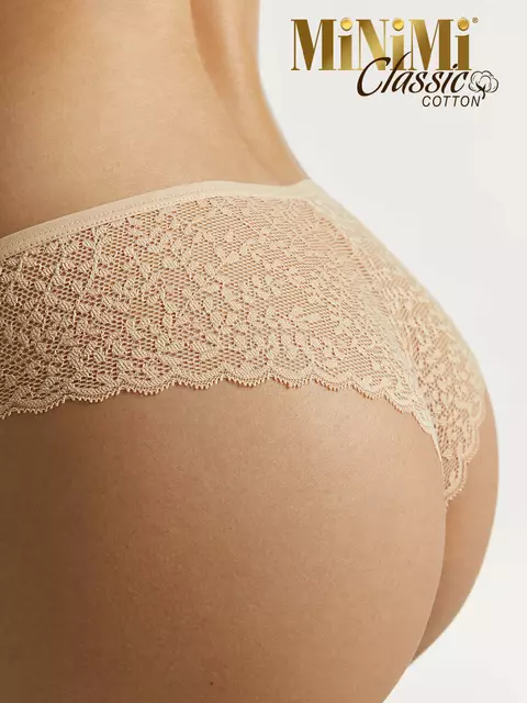 Женские трусы бразилиана (кружево) minimi 2611b classic nudo, , 52 (2XL), MINIMI, - 2