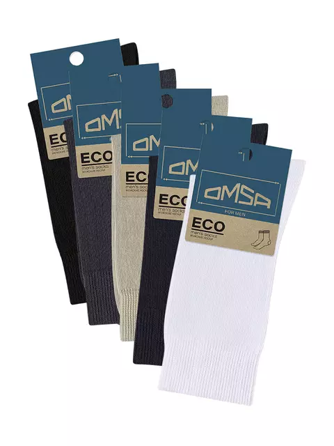 Мужские классические носки omsa eco 403 grigio scuro, , 45-47 (29-31), OMSA, - 2