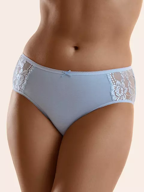 Трусы слипы женские макси из кружева minimi bo242 slip maxi celeste, , 46 (M), MINIMI, - 1