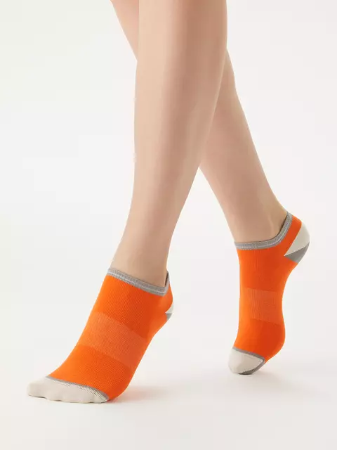 Женские укороченные носки minimi trend 4204 orange, , 35-38 (23-25), MINIMI, - 3
