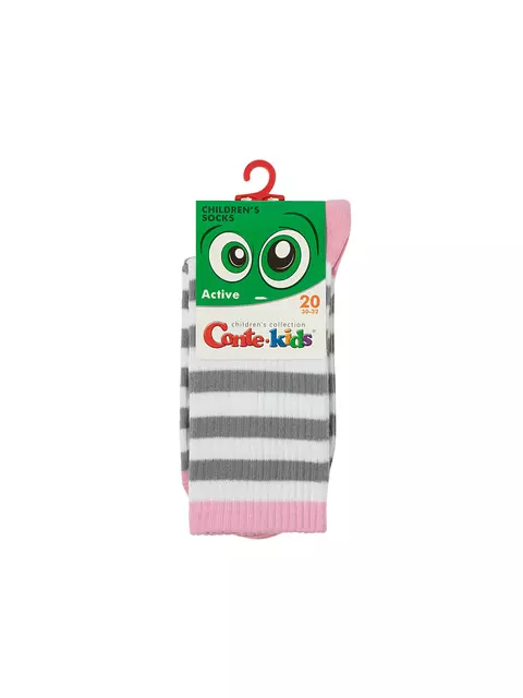 Удлиненные носки conte-kids active 1018 серый, 20С-167СП, 18, CONTE-KIDS,  - 2