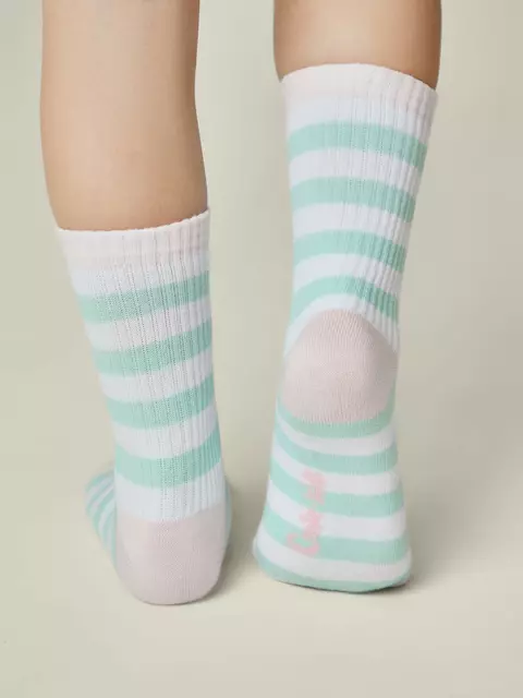 Удлиненные носки conte-kids active 1018 бледно-бирюзовый, 20С-167СП, 20, CONTE-KIDS,  - 4