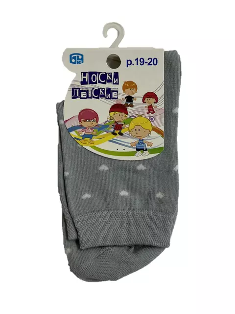 Носки детские брестские school 3214 (рисунок) светло-серый, 3С3214-Д38, 17-18, БРЕСТСКИЕ,  - 2
