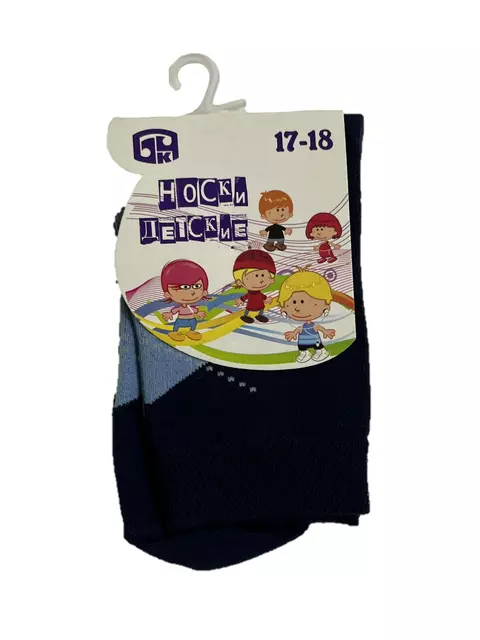 Носки детские брестские school 3215 (рисунок) темно-синий, 3С3215-Д38, 19-20, БРЕСТСКИЕ,  - 1