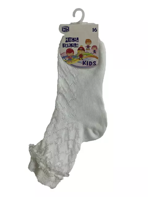 Носки детские брестские kids 3106 (кружев. лента) белый, 3С3106-Д38, 14, БРЕСТСКИЕ,  - 2