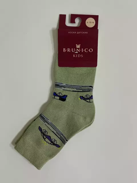 Носки детские брестские kids 3115 (рисунок) оливковый, 3С3115-Д38, 15-16, БРЕСТСКИЕ,  - 1
