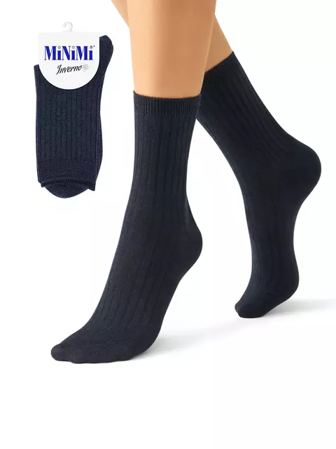 Носки женские с шерстью minimi mini inverno 3302 nero, , 35-38 (23-25), MINIMI, - 1