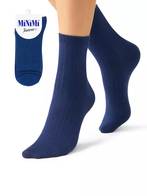 Носки женские с шерстью minimi mini inverno 3302 blu, , 39-41 (25-27), MINIMI, - 1