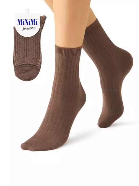 Носки женские с шерстью minimi mini inverno 3302 cappuccino, , 39-41 (25-27), MINIMI, - 1