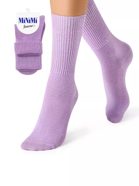 Носки женские с шерстью minimi mini inverno 3301 lilla, , (ONE SIZE), MINIMI, - 1