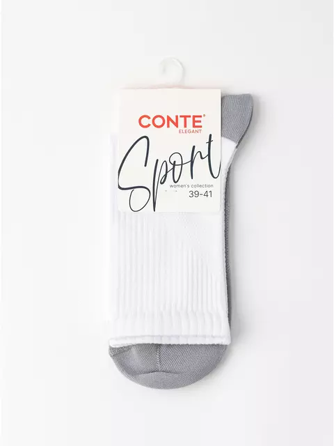 Носки женские conte sport 1126 белый, 25С-200СП, 39-41 (25-27), CONTE ELEGANT,  - 5