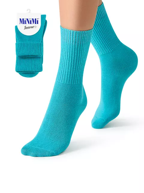 Носки женские с шерстью minimi mini inverno 3301 turchese, , (ONE SIZE), MINIMI, - 1