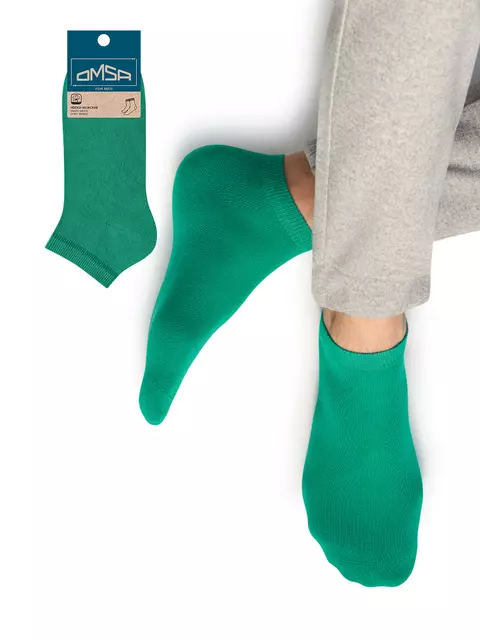Носки укороченные мужские omsa eco 402 colors erba, , 42-44 (27-29), OMSA, - 1