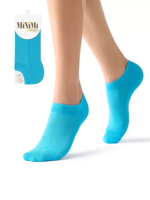 Носки женские minimi mini cotone 1101 turchese, , 35-38 (23-25), MINIMI, - 1