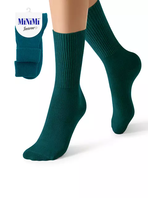Носки женские с шерстью minimi mini inverno 3301 verde foresta, , (ONE SIZE), MINIMI, - 1