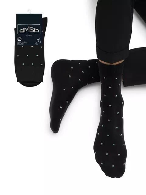 Носки мужские omsa style 514 nero, , 45-47 (29-31), OMSA, - 1