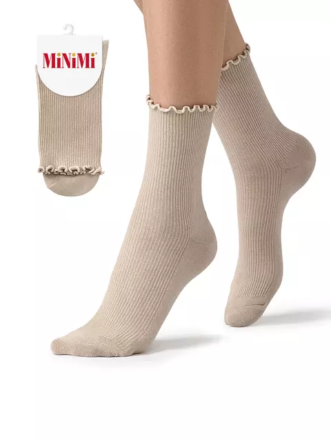 Носки женские minimi mini trend 4220 beige chiaro, , 35-38 (23-25), MINIMI, - 1