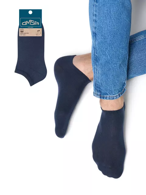 Носки мужские omsa eco 404 blu, , 39-41 (25-27), OMSA, - 1
