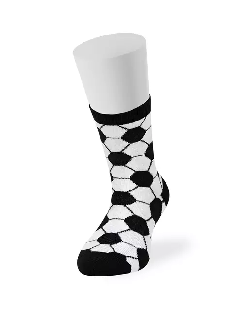 Носки детские omsa kids calzino 21s12 nero/bianco, , 31-34 (18-20), OMSA, - 3