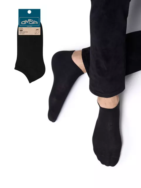 Носки мужские omsa eco 404 nero, , 39-41 (25-27), OMSA, - 1