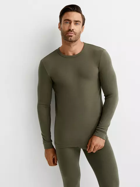 Лонгслив мужской "термо" omsa omu 1616t militari, , 46 (M), OMSA, - 1