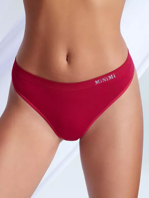 Бесшовные трусы женские «стринги» minimi ma211 string rubino, , 46/48 (M/L), MINIMI, - 4