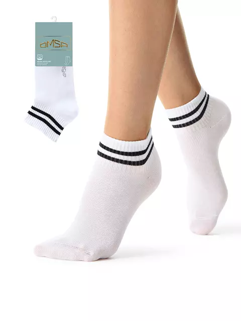 Укороченные носки женские omsa active 154 bianco, , 35-38 (23-25), OMSA, - 1