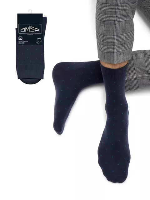 Носки мужские omsa style 513 jeans, , 45-47 (29-31), OMSA, - 1