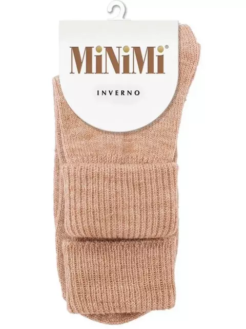 Носки женские с шерстью minimi mini inverno 3301 beige, , (ONE SIZE), MINIMI, - 1