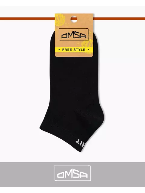 Носки мужские omsa freestyle 605 nero, , 42-44 (27-29), OMSA, - 3