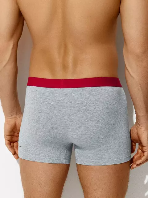 Трусы мужские боксеры omsa omu 1234-24b new year grigio melange, , 52 (2XL), OMSA, - 2